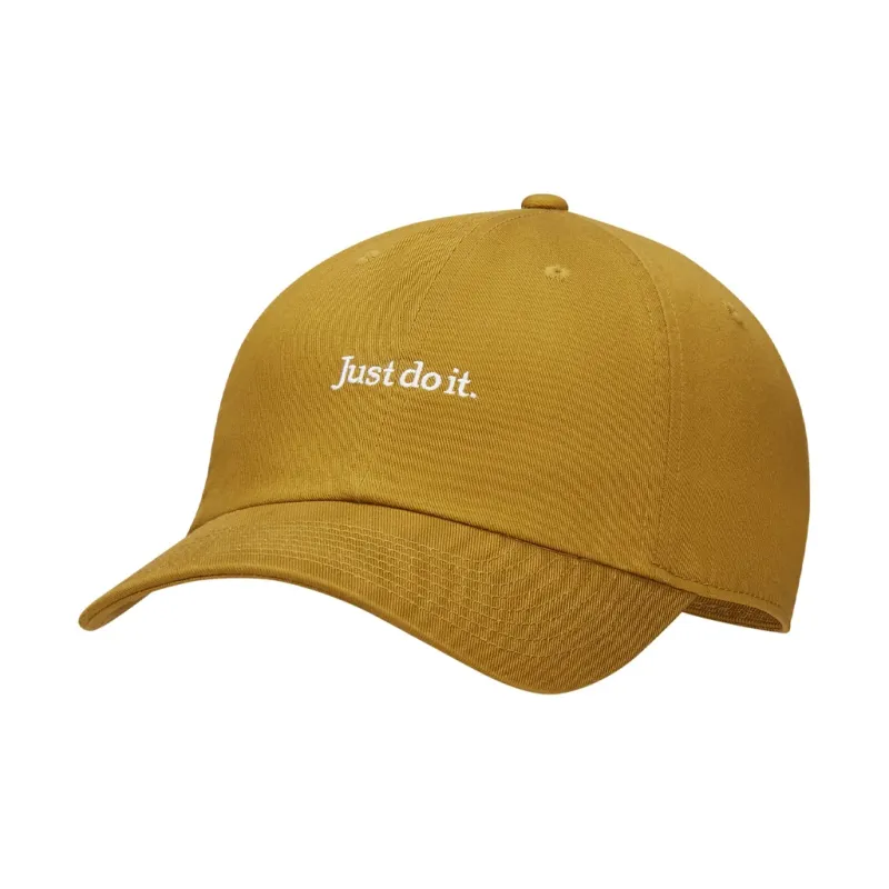 Nike Cotton Baseball Caps Unisex Yellow-0