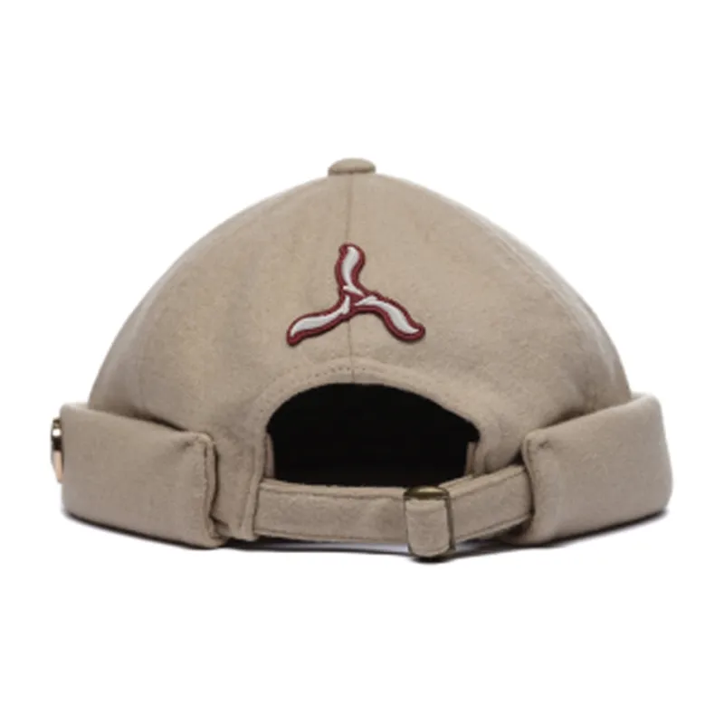 LiNing Wool, Cotton, Polyester Blend Hats & Caps Unisex Khaki-1