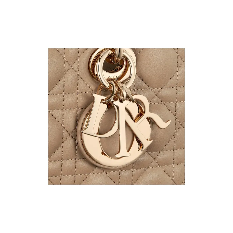 DIOR Lady D JOY Sheepskin Shoulder Bag, Crossbody Bag, Handbag Medium Size Women's Cookie-6