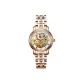 White Dial Full Rose Steel Band