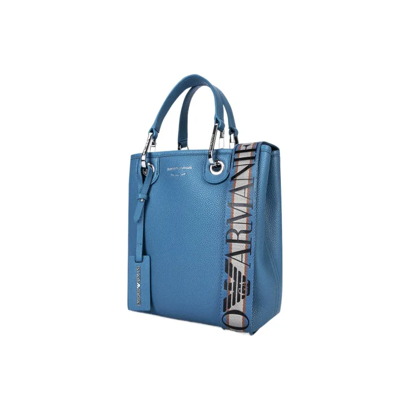 EMPORIO ARMANI MyEA PU Shoulder Bag, Crossbody Bag, Handbag Women's Blue-1