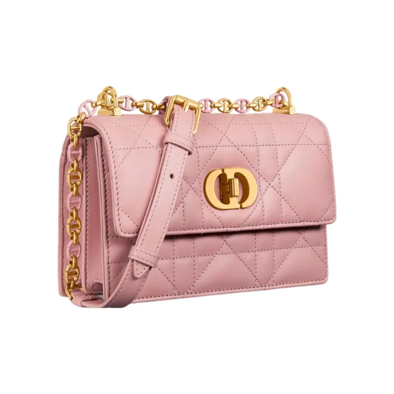 DIOR Sheepskin Crossbody Bag Shoulder Bag Women's Vintage Pink-1