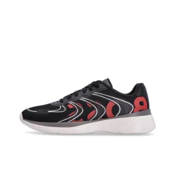 BOSS Reflective-detail Mesh Low-top Sneakers