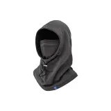 Celadon Gray Face Mask with Integrated Scarf