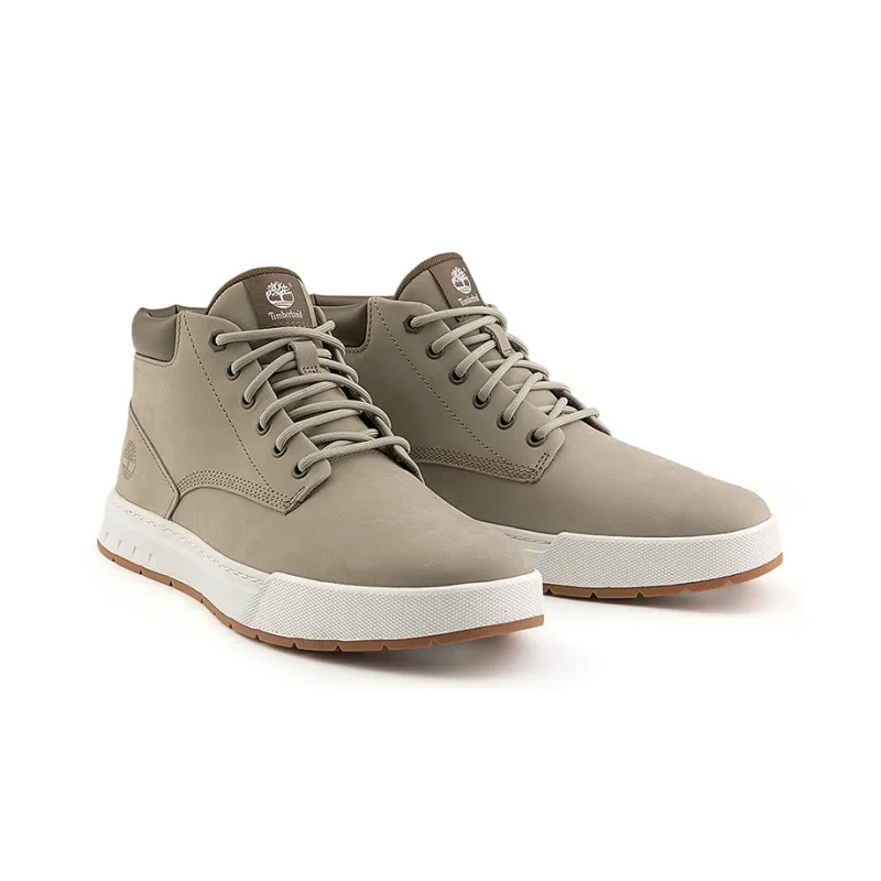 Timberland Maple Grove Leather Chukka Boots 'Light Taupe Nubuck'-3