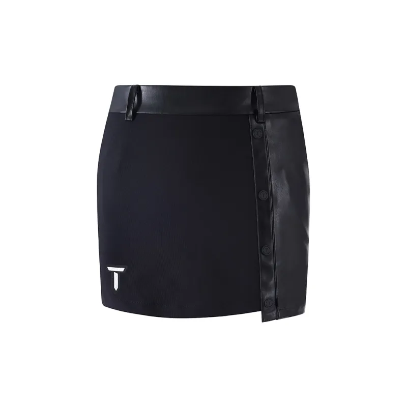 EUROPEAN TOUR Casual Short Skirts Fall Women's Black-1