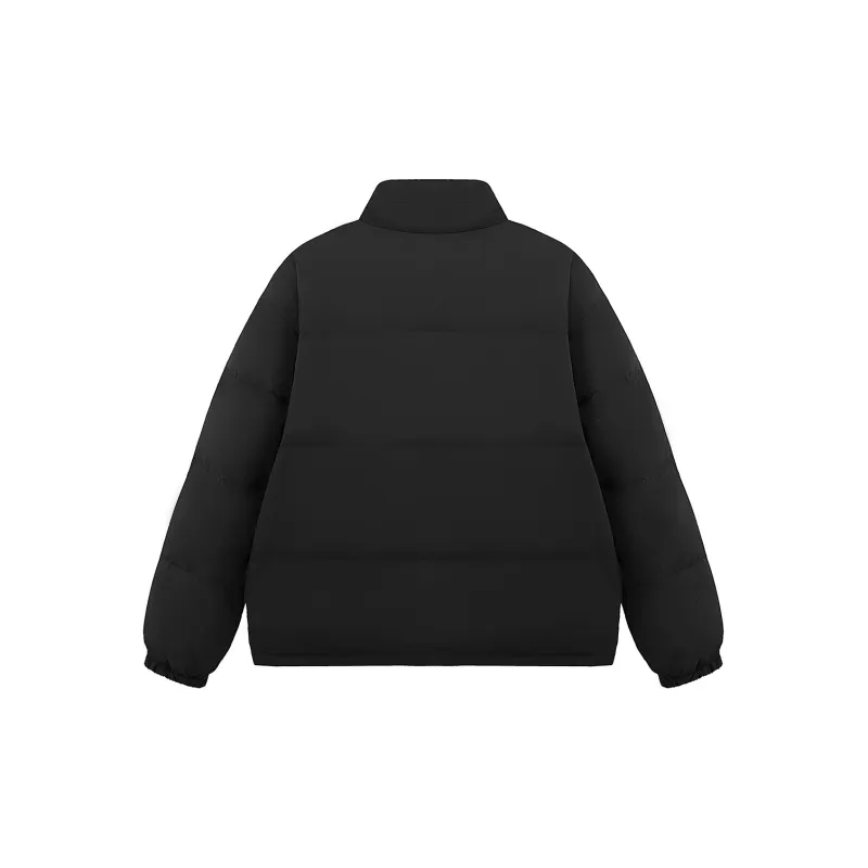Teach Peace Basic Letter Print Thickened Stand Collar 90 Fill Power White Duck Down Coat Down Jacket Unisex-19