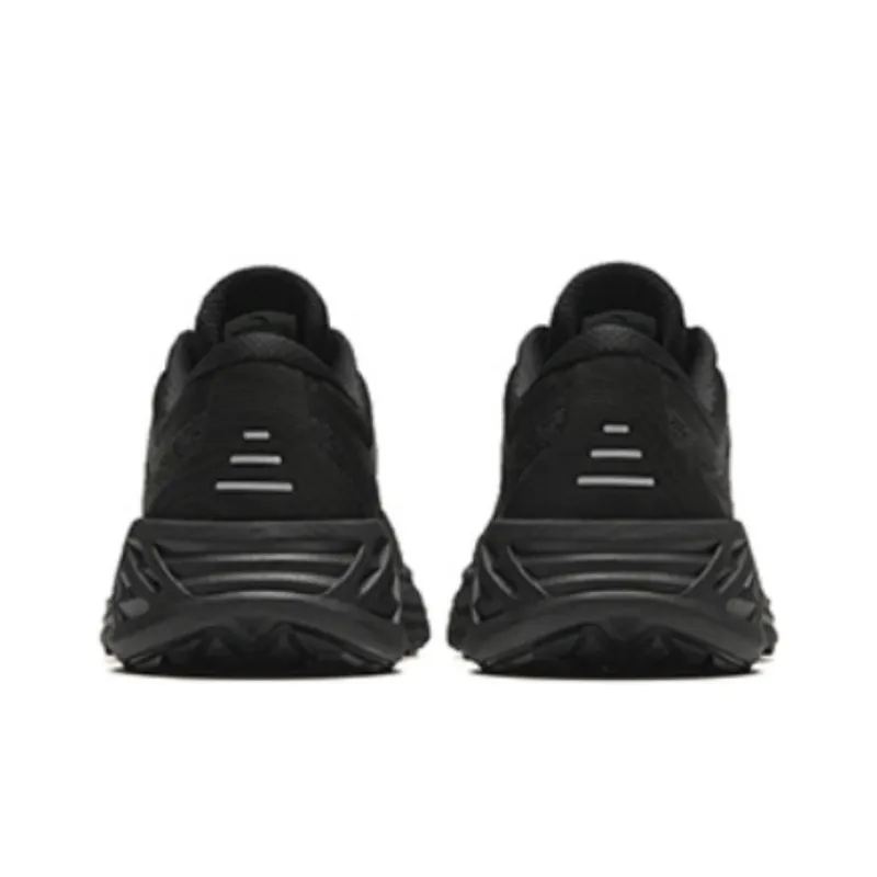 Anta Cushioning Wear-Resistant Low-Top Running Shoes Men's Black Gray-3