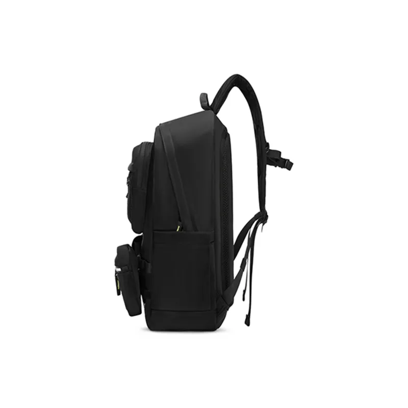 Champion Fabric Backpack Large Size Unisex Black-2