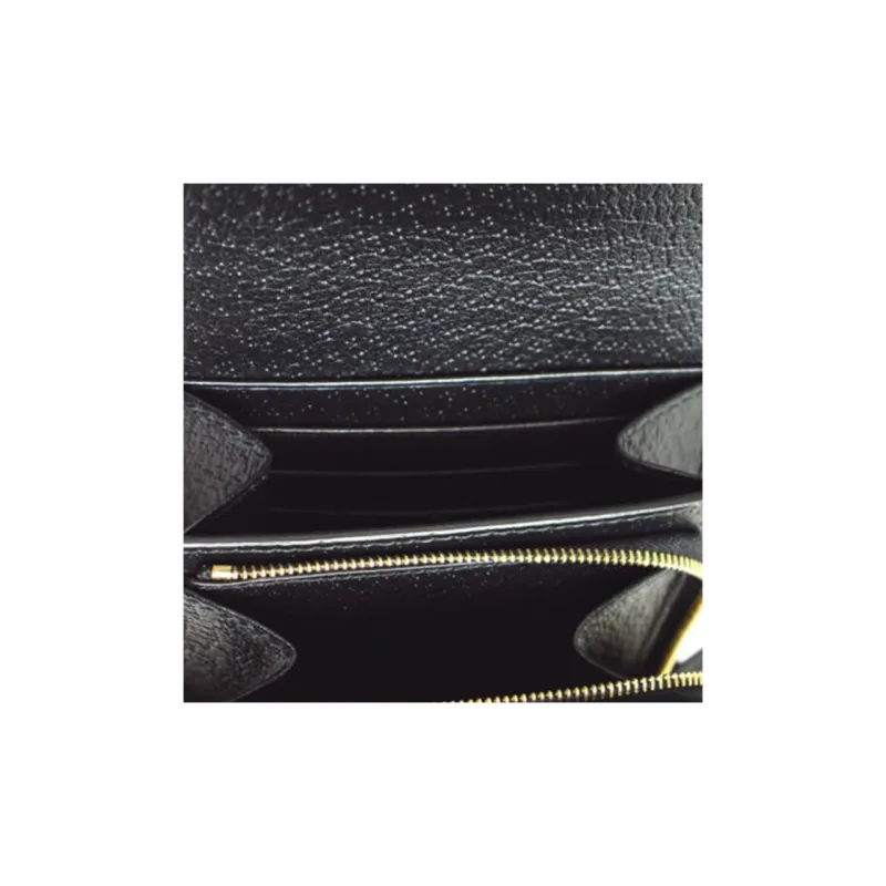 GUCCI Ophidia Canvas With Leather Wallet Women's Black-4