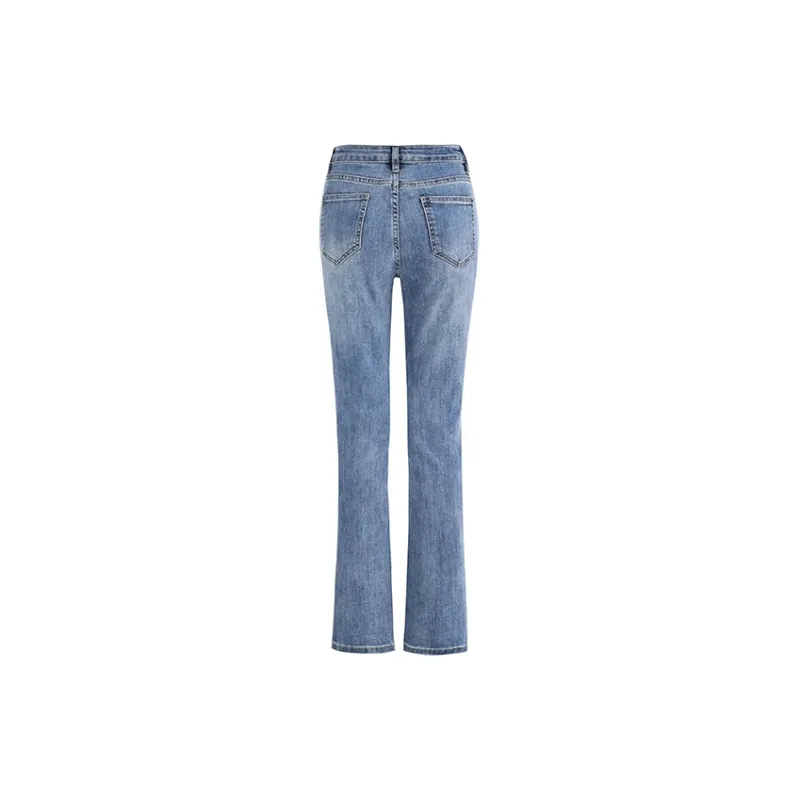 Wen Shan Jeans Women's Vintage Blue-1