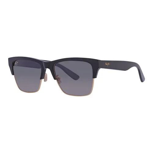 Maui Jim Acetate Square sunglasses Kreative Unisex Black