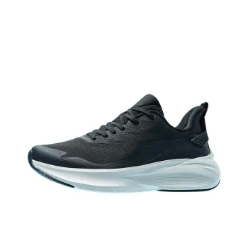 Anta Cushioning Low Top Casual Running Shoes Men's Black