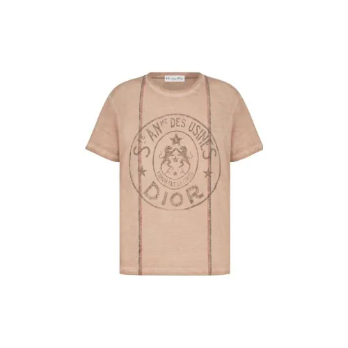 DIOR T-Shirts Women's Orange Pink