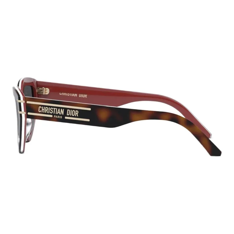 DIOR Irregular Shape Sunglasses Women's Brown-2