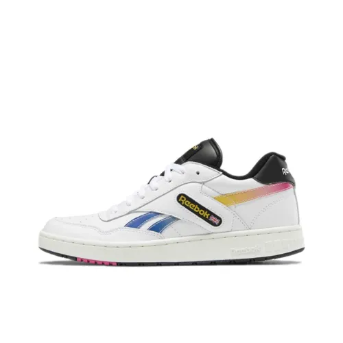 Reebok BB 4000 Vintage Basketball Shoes Unisex Low-Top White/Blue/Yellow