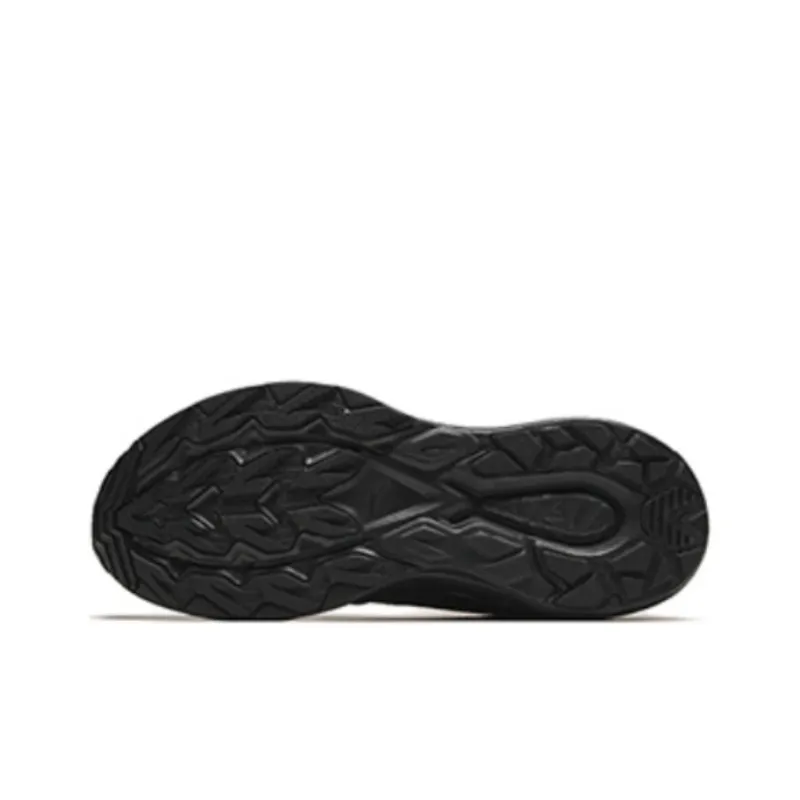 Anta Cushioning Wear-Resistant Low-Top Running Shoes Men's Black Gray-4