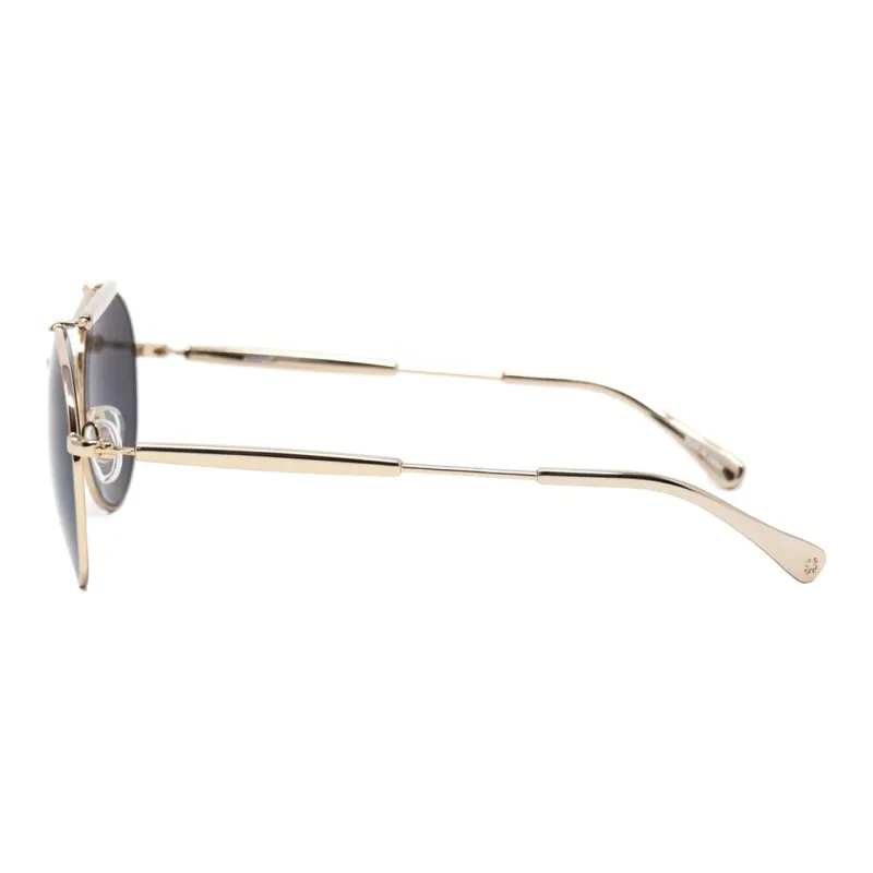 Yohji Yamamoto Metal Aviator Sunglasses Unisex Gold-2