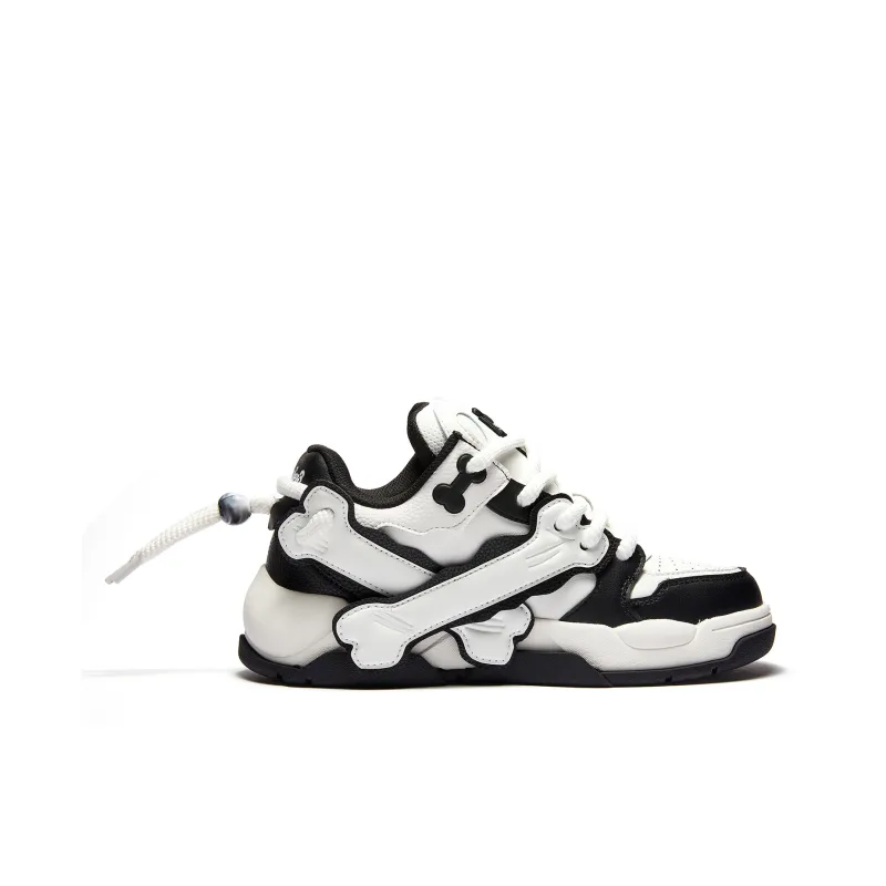 Xavier3 Skateboard Shoes Unisex Black White-1