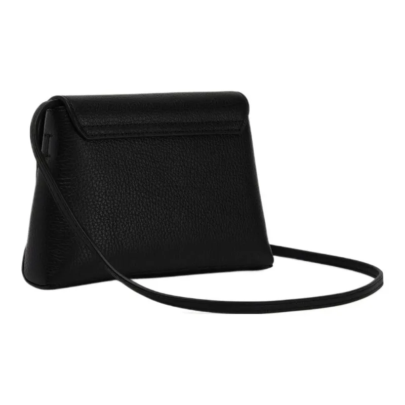 Furla Leather Shoulder Bag, Crossbody Bag Regular Women's Black-2