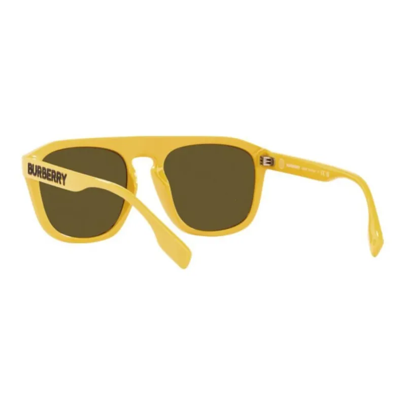 Burberry Polyamide Square Sunglasses Men's Yellow-1