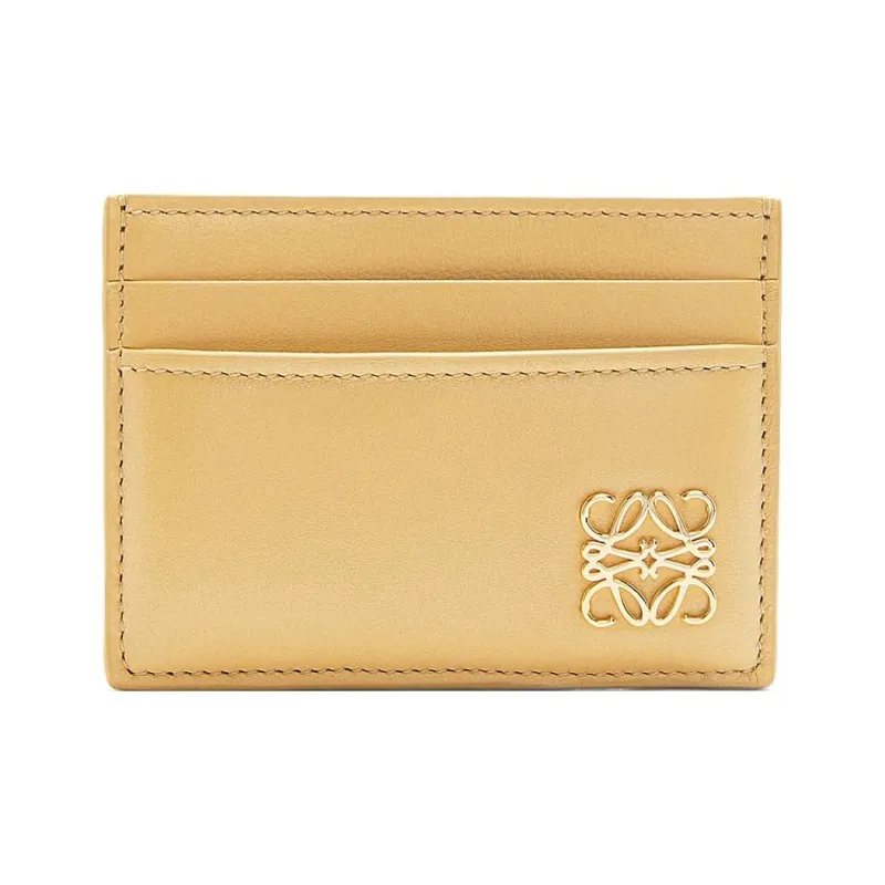 LOEWE Cow Leather Card Holder Women's Deep Butter-0