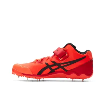 Asics JAVELIN PRO 3 Shock Absorbers With Slip Resistant Features Low Top Running Shoes Unisex Orange Red