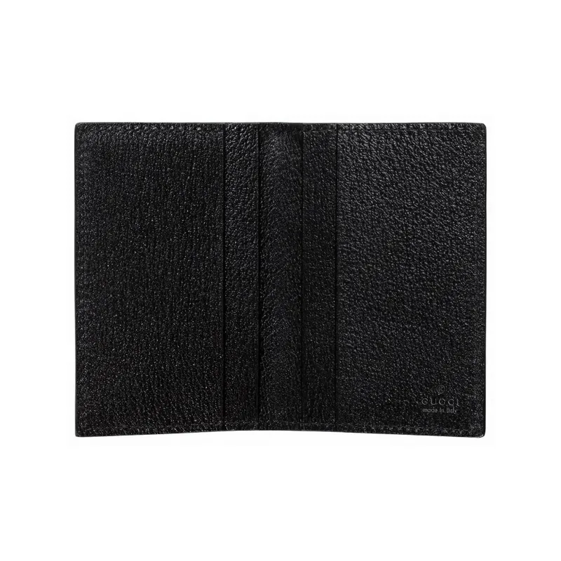 GUCCI Marmont Cow Leather Card Holder Card Holder Men's Black-3