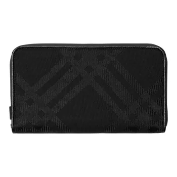 Burberry Polyamide Wallet Large Size Men's Black