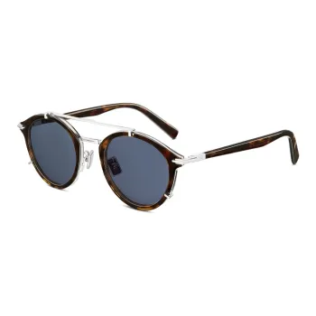 DIOR Acetate Aviator Sunglasses Men's Brown
