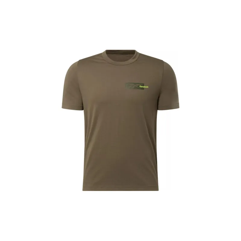 Reebok TREND LOGO GRAPHIC TEE T-Shirt Men's Army Green-1
