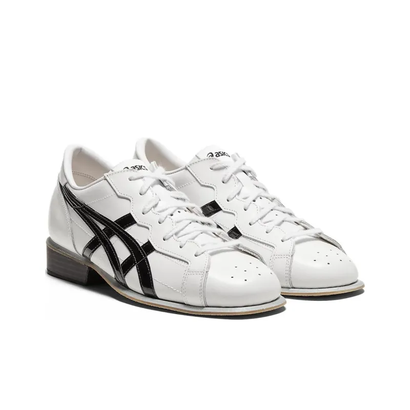 Asics WEIGHTLIFTING Abrasion Resistant Breathable Low Top Training Shoes Unisex White Black-2