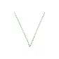 Green bead necklace