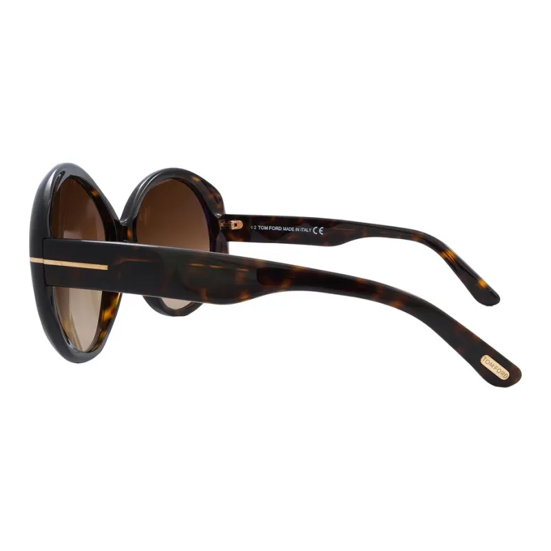 TOM FORD Camryn Round frame Sunglasses-2