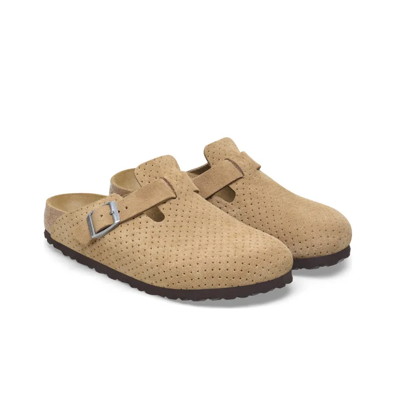 Birkenstock Closed Toe Slippers Unisex Light Brown Narrow-2