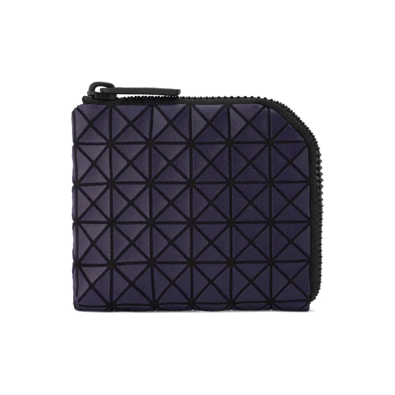 ISSEY MIYAKE Clam Wallet Polyurethane Coin Purses Wallets Mini Unisex Purple-0