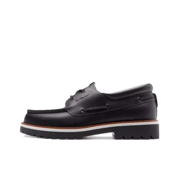 COACH Boat Shoes Men Black