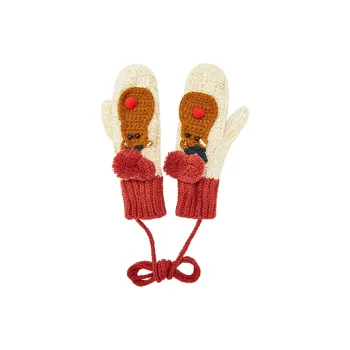 MUYKUY Cotton Knit Gloves Women's