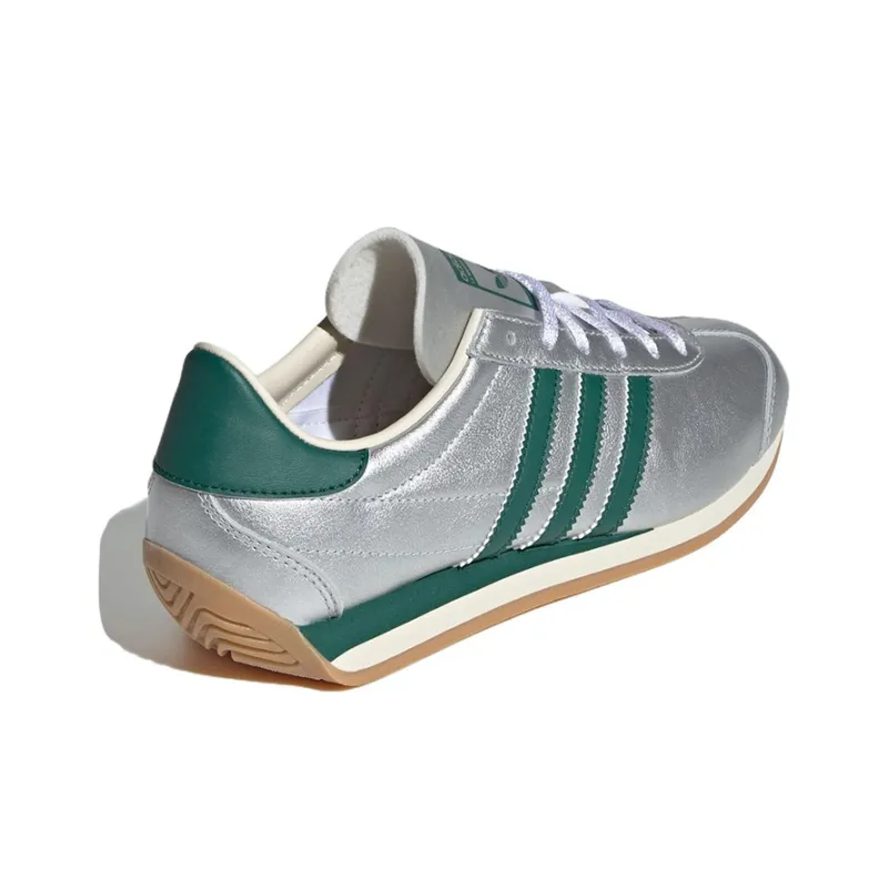 Adidas Country Og Silver Metallic Collegiate Green Women's-3