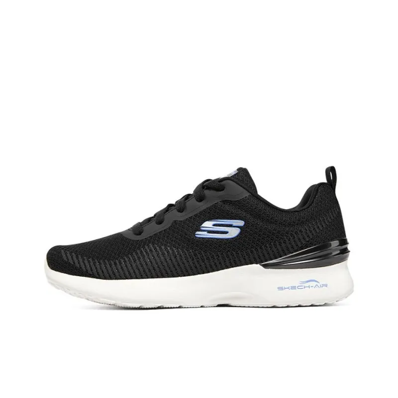 Skechers Skech Air Dynamight Cushioning And Breathable Low Top Casual Shoes Women's Black-0