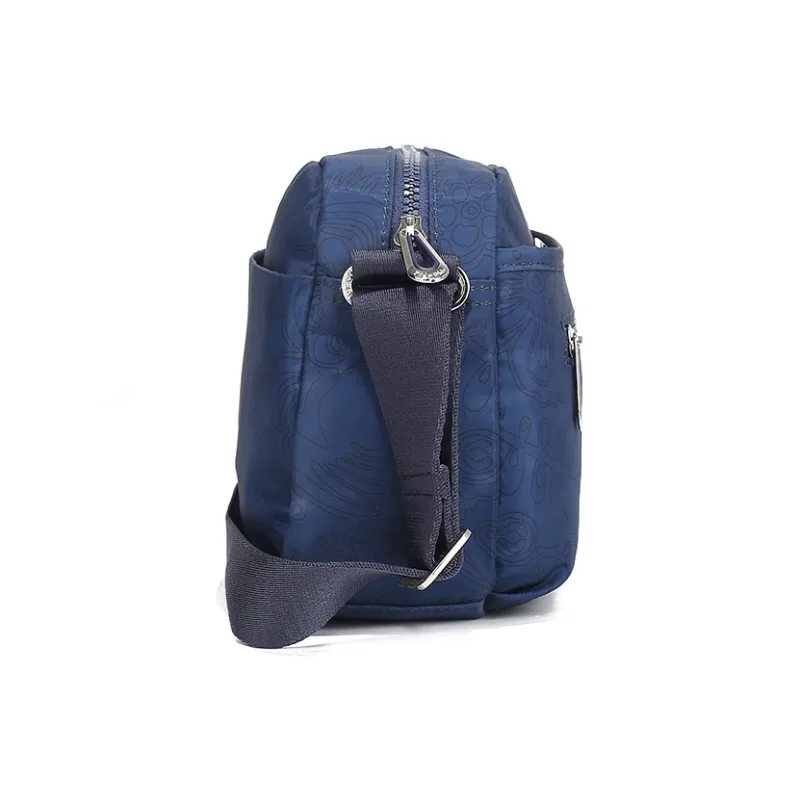 FIDO DIDO Oxford Crossbody Bag, Shoulder Bag Women's Blue-9