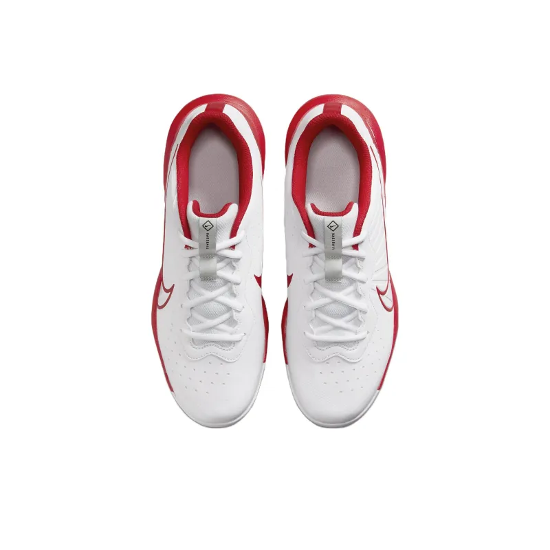 Nike Alpha Huarache Varsity 4 Low 'White University Red'-3