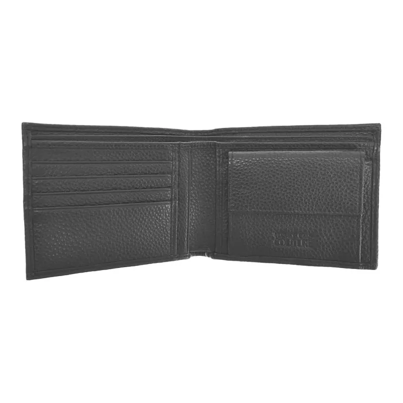 VERSACE JEANS COUTURE Leather Wallet Men's Black-2