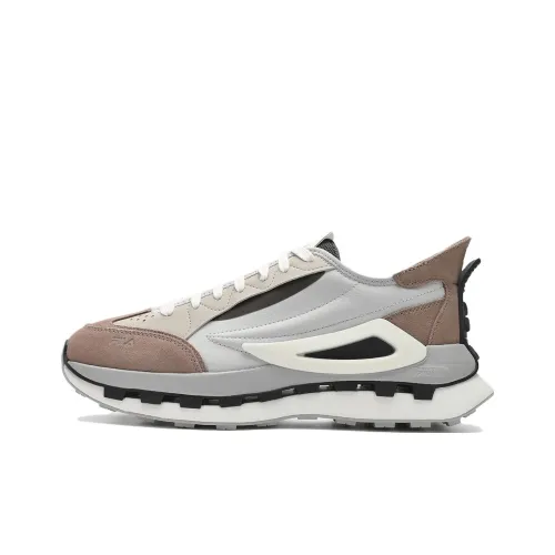 FILA KM Cushioning Low Top Casual Running Shoes Men's Gray Brown