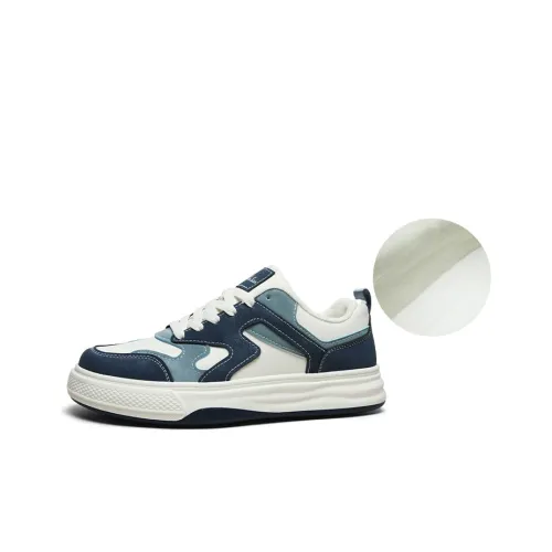 Mulinsen Skateboard Shoes Men Low-Top Blue