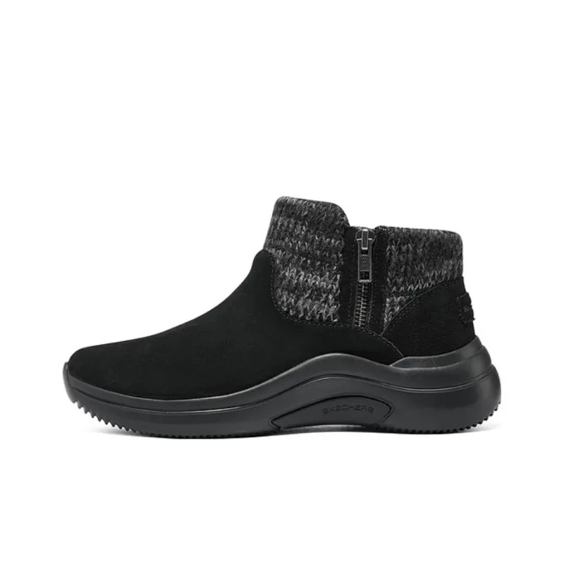 Skechers Thermal Abrasion Resistant Snow Boots Women's Black-0