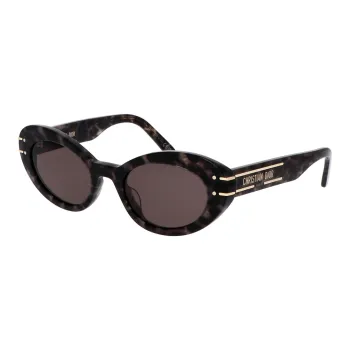 DIOR Acetate Metal Cat Eye Sunglasses Women's Black