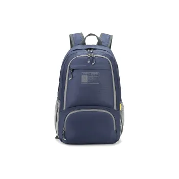 FIDO DIDO Fabric Folding Travel Bag Backpack Unisex Blue