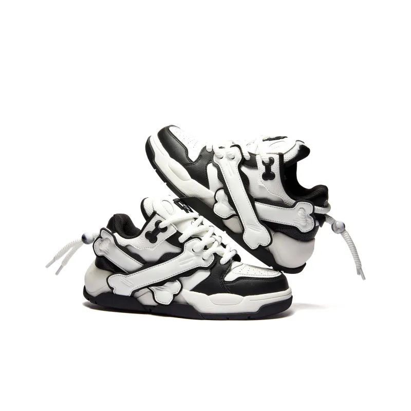 Xavier3 Skateboard Shoes Unisex Black White-4