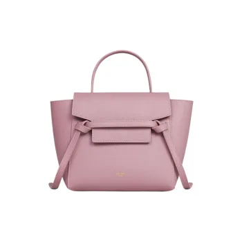 CELINE Grained Calfskin Catfish Bag Shoulder Bag Crossbody Bag Handbag Extra Mini Women's Petal Pink
